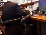 Persona con discapacidad en su puesto de trabajo