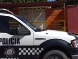 Imagen que muestra un coche de la Policía Estatal de Veracruz (México).