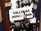 Cartel de la asamblea celebrada por Vallekas Decide.