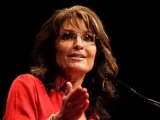 <p>Sarah Palin durante una conferencia en Washington.</p>