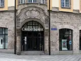Entrada a una sede del banco Credit Suisse