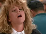 La actriz Meg Ryan finge un orgasmo en la película Cuando Harry encontró a Sally.