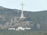 Imagen del Valle de los Caídos, situado en el valle del Cuelgamuros, en San Lorenzo del Escorial.