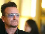 Bono, cantante del grupo irlandés U2.