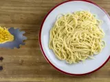 100 gramos de espaguetis en crudo y cocidos, la ración perfecta