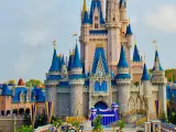 Imagen del emblemático castillo de la Bella Durmiente en Disney World.