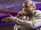 El rapero Kanye West, durante un concierto en Nueva York.