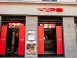 Un restaurante de la cadena Vips en la Puerta del Sol de Madrid.