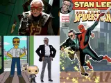 Algunas de las much&iacute;simas apariciones de Stan Lee como personajes de ficci&oacute;n.