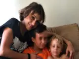 Juana Rivas con sus hijos hace unos meses