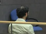 El acusado durante la última sesión del juicio por abusos sexuales a un exalumno de Gaztelueta