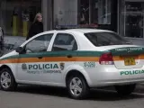 Un vehículo policial en Bogotá, Colombia, en una imagen de archivo.
