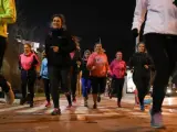 Running Mothers, un grupo de mujeres que sale a correr por Las Rozas (Madrid), durante un entrenamiento.