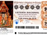 Décimo de Lotería del Niño.