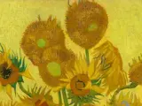Uno de los cuadros de la serie Los girasoles ubicado en el Van Gogh Museum de Amsterdam.