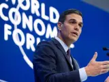 Pedro Sánchez en el Foro Económico Mundial de Davos.