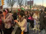 8M.- 3.300 Personas Participan En Dos Manifestaciones Feministas En Lleida