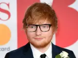 El cantante Ed Sheeran en la alfombra roja de los premios 'Brit', en febrero de 2018.