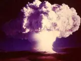 Explosión de la bomba termonuclear Ivy Mike el 1 de noviembre de 1952.