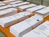La Delegación del Gobierno en Navarra finaliza el reparto de material para las elecciones generales del domingo