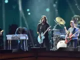 Dave Grohl, vocalista de Foo Fighters, durante un concierto.