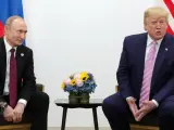 Donald Trump y Vladimir Putin se re&uacute;nen en el G20.