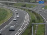Autovía, Tráfico En Cantabria, Coches. Circulación