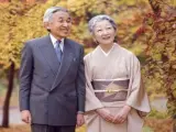 Los emperadores de Japón, Akihito y Michiko.