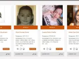 Menores desaparecidos en la web del Centro Nacional de Desaparecidos (CNDES).