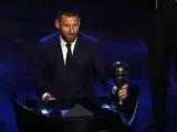 Leo Messi, con el premio The Best de la FIFA al mejor jugador de 2019