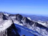 Una imagen del glaciar del Aneto, en el Pirineo aragonés.