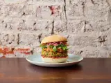 Un hamburguesa vegana
