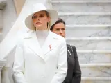 La princesa Charlene de Mónaco, en noviembre de 2019.