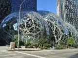 Las esferas de la sede de Amazon en Seattle, estado de Washington (EE UU).