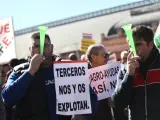 Protestas de agricultores en Madrid