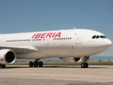 Un avión de Iberia.