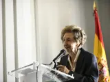 La bioquímica y ganadora del Premio Inventor Europeo 2019, Margarita Salas, durante su intervención en un acto
