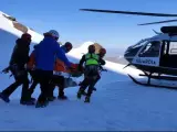 Imagen de un rescate de montaña de la Guardia Civil en Sierra Nevada