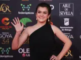 Amaia Romero posa en la catifa roja de la XXXIV edici&oacute; dels Premis Goya, a M&agrave;laga (Andalusia, Espanya), a 25 de gener de 2020.