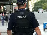 Un agente policial en Brisbane, Australia, en una imagen de archivo.