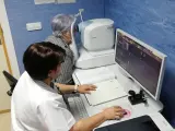 Imagen de una prueba en la Unidad de Oftalmología del Hospital Infanta Elena