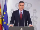 Pedro Sánchez declara el estado de alarma.
