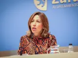 La consejera de Servicios Públicos y Movilidad del Ayuntamiento de Zaragoza, Natalia Chueca