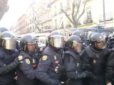 Agentes antidisturbios de la Policía Nacional en una imagen de archivo