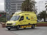 Ambulancia del SEM en Barcelona (Archivo)