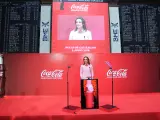 Sol Daurella, la presidenta de Coca-Cola European Partners, en la salida a bolsa de la compañía