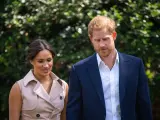El príncipe Harry y Meghan Markle, en octubre de 2019.