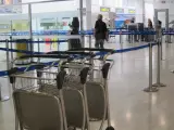 Zona de embarque del Aeropuerto de Almería