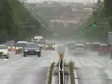 Vuelve el tráfico a Madrid debido a la lluvia