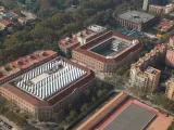 La Universidad Pompeu Fabra de Barcelona desde el aire